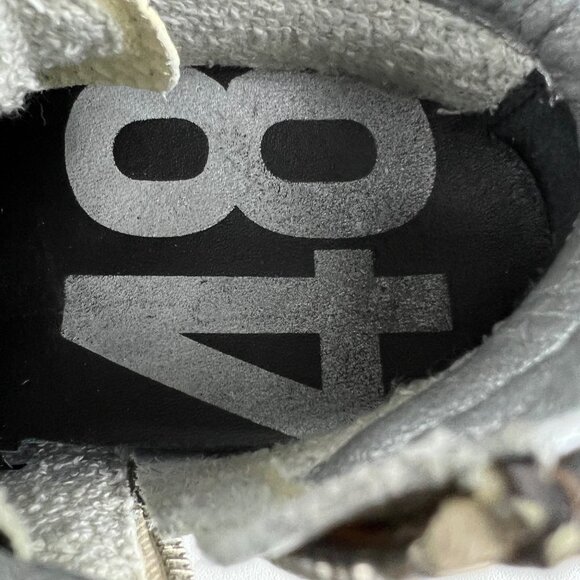 P448 Womens Skate High Top Sneakers Python Brown Snakeskin Glitter size 37 US 7 - Picture 13 of 16